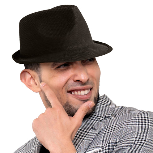 Funny Fashion Gleufhoedje zwart goedkoop