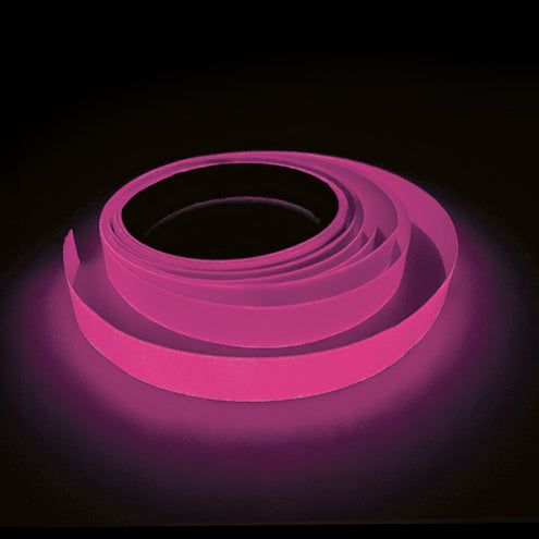Funny Fashion Glow in the dark tape roze