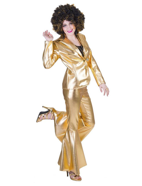 Funny Fashion Gouden disco jasje Fever dames