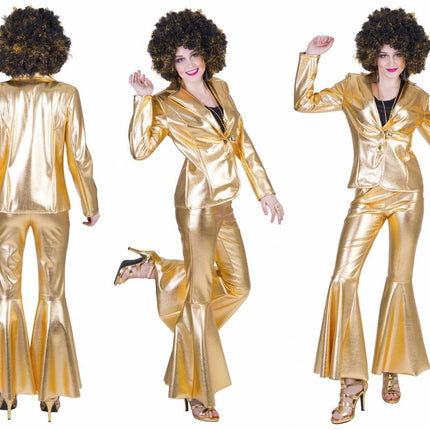 Funny Fashion Gouden disco jasje Fever dames