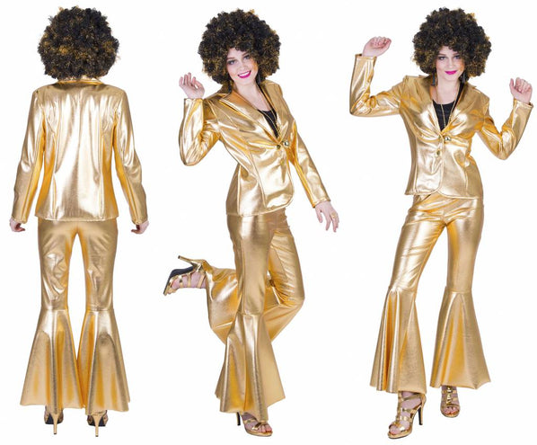Funny Fashion Gouden disco jasje Fever dames