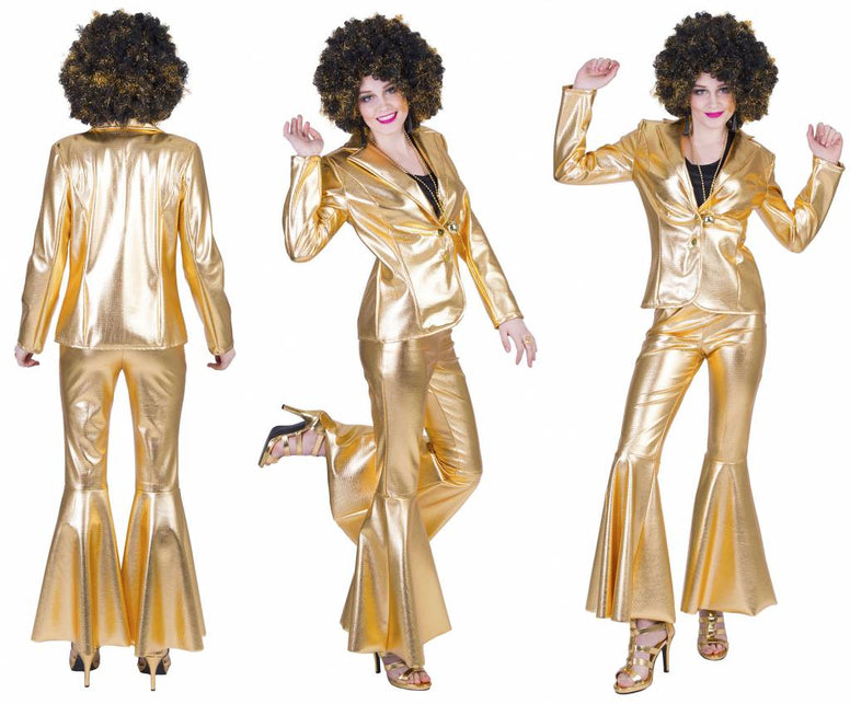 Funny Fashion Gouden disco jasje Fever dames
