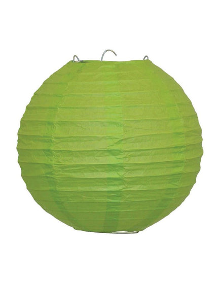 Funny Fashion Groene lampion 25cm