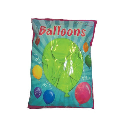 Funny Fashion Groene latex ballonnen 100st.