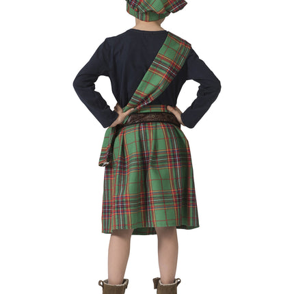 Funny Fashion Groene Schotse kilt kinderen