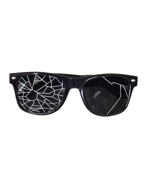 Funny Fashion Halloween bril met gebroken glazen