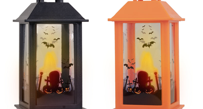 Funny Fashion Halloween windlichten 2 stuks