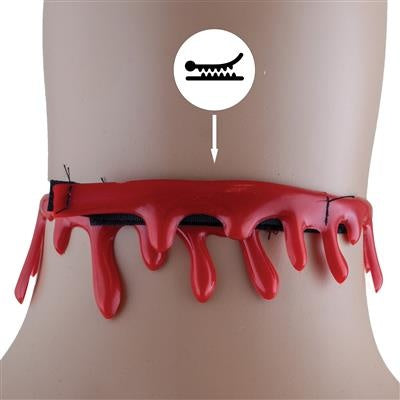 Funny Fashion Halsketting met bloeddruppels