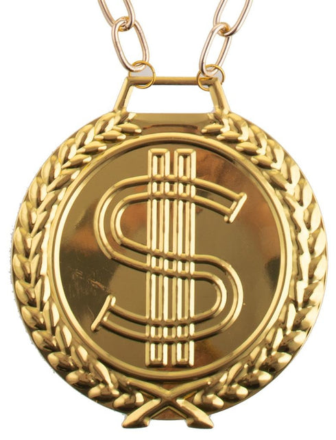 Funny Fashion Halsketting met gouden dollarteken