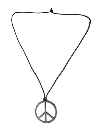 Funny Fashion Halsketting peace zilver