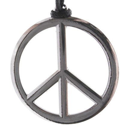 Funny Fashion Halsketting peace zilver