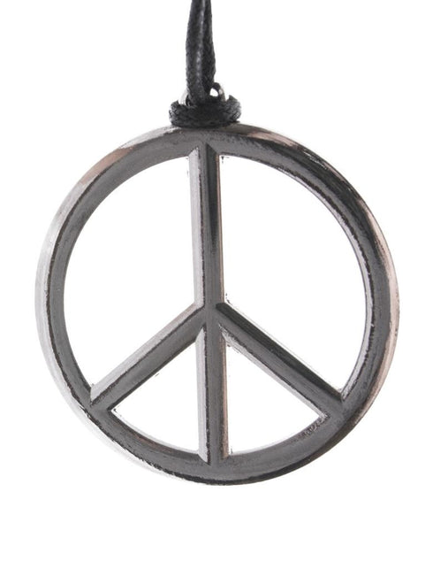 Funny Fashion Halsketting peace zilver