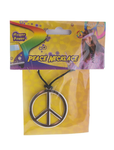 Funny Fashion Halsketting peace zilver