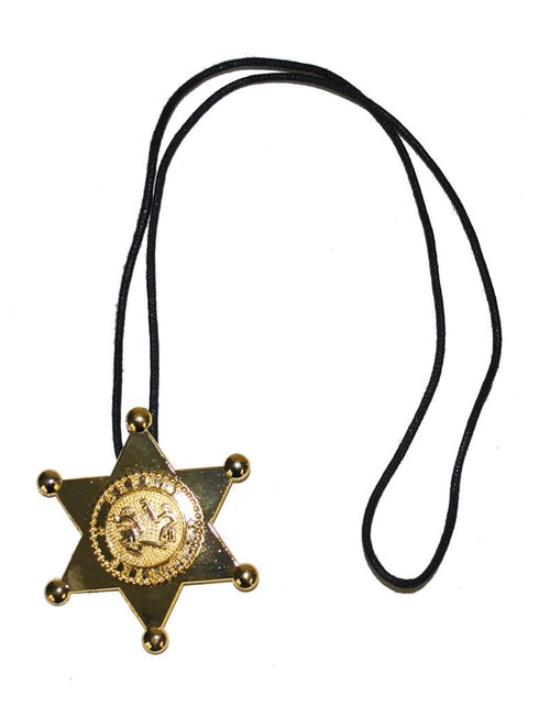 Funny Fashion Halsketting sheriff ster Cowboy