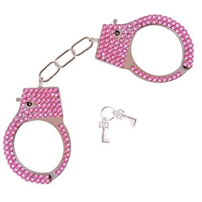 Funny Fashion Handboeien metaal met strass