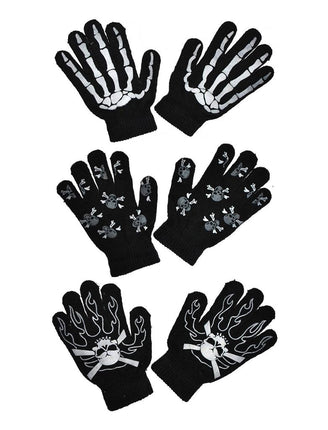 Funny Fashion Handschoenen met botten