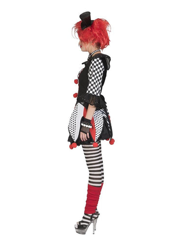Funny Fashion Harlekijn Jester pak dames