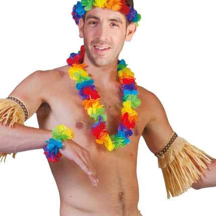 Funny Fashion Hawaii bloemen verkleedset