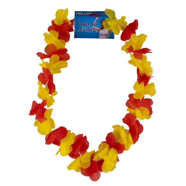 Funny Fashion Hawaii slinger Spanje rood geel