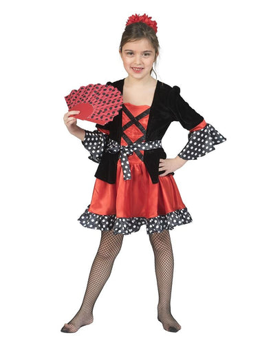 Funny Fashion Heksen jurk Polka Dotty meisje