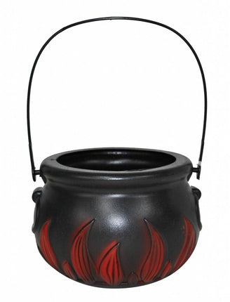 Funny Fashion Heksen ketel zwart rood