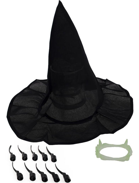 Funny Fashion Heksen verkleed set 3-dlg