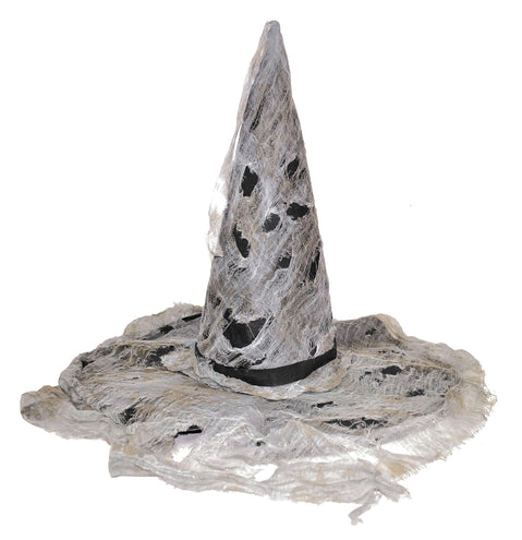 Funny Fashion Heksenhoed zwart zilver