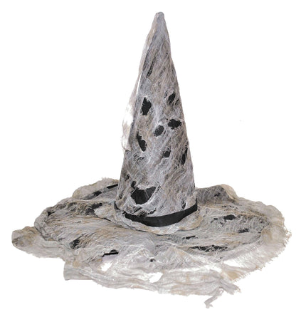 Funny Fashion Heksenhoed zwart zilver