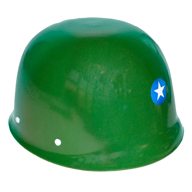 Funny Fashion Helm leger pvc kind groen