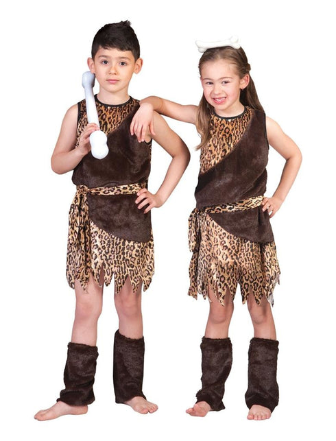 Funny Fashion Holbewoner kostuum voor kinderen