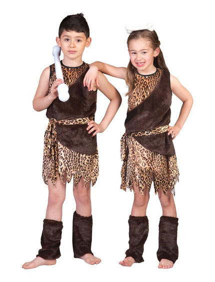 Funny Fashion Holbewoner kostuum voor kinderen