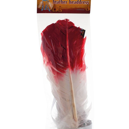 Funny Fashion Indianen hoofdband Wuti met veren