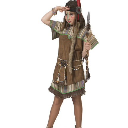 Funny Fashion Indianen jurk Moonlight meiden