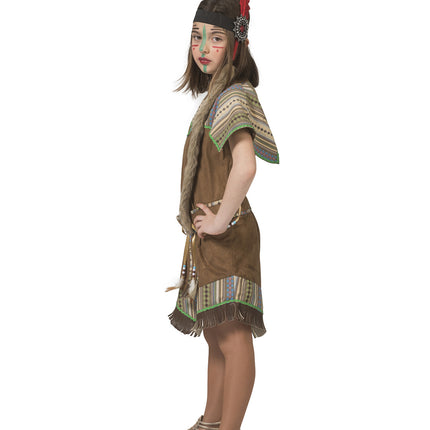 Funny Fashion Indianen jurk Moonlight meiden