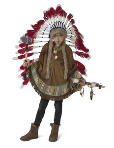 Funny Fashion Indianen pak poncho Moonlight  kinderen
