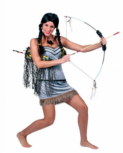 Funny Fashion Indianen pruik Minitou dames