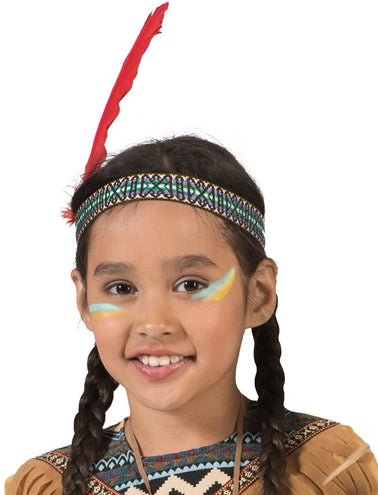 Funny Fashion Indianentooi Aponi met veer kinderen