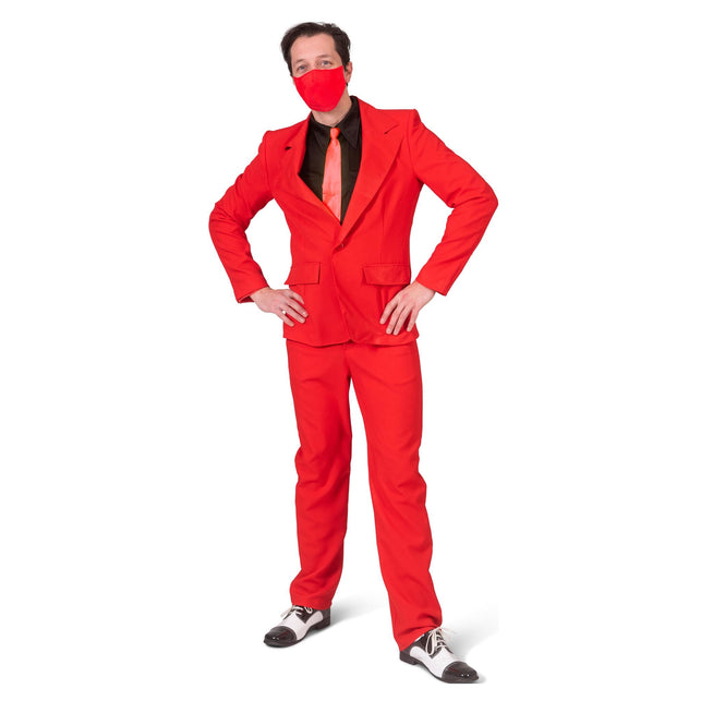 Funny Fashion Joker James kostuum rood