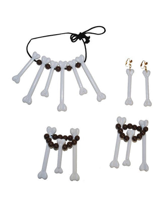 Funny Fashion Kannibalen juwelen set 5dlg