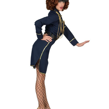 Funny Fashion Kapiteinsdame kostuum Carla