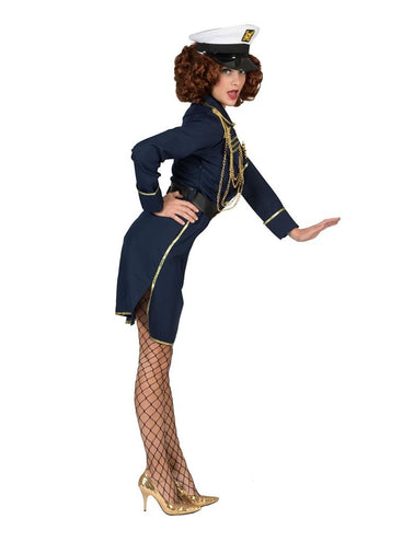 Funny Fashion Kapiteinsdame kostuum Carla