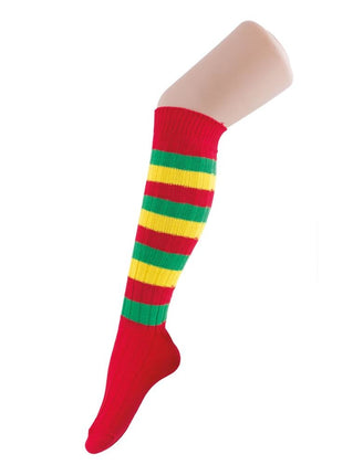 Funny Fashion Kniekousen rood geel groen