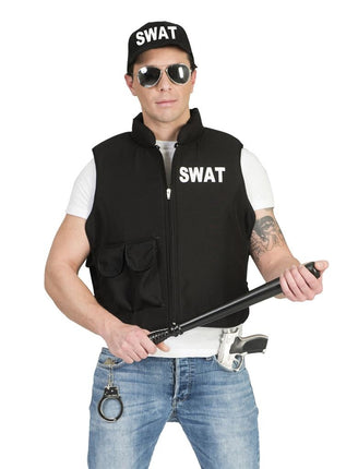 Funny Fashion Kogelvrij vest swat voor volwassenen