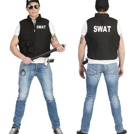 Funny Fashion Kogelvrij vest swat voor volwassenen