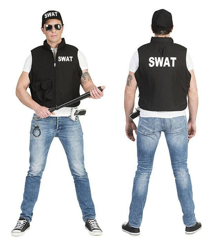 Funny Fashion Kogelvrij vest swat voor volwassenen