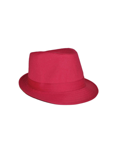 Funny Fashion Kojak gleufhoed Marit neon roze