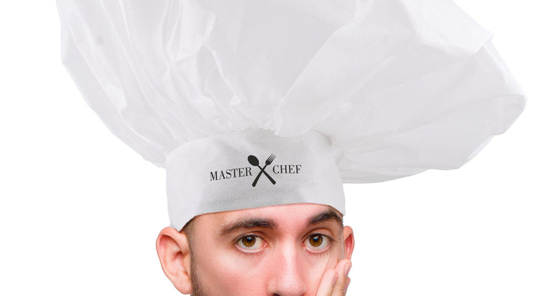 Funny Fashion Koksmuts Master Chef XL wit