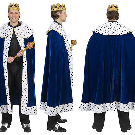 Funny Fashion Koningscape deluxe blauw
