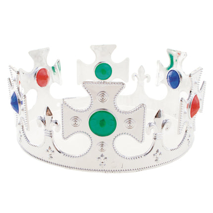 Funny Fashion Koningskroon in zilver
