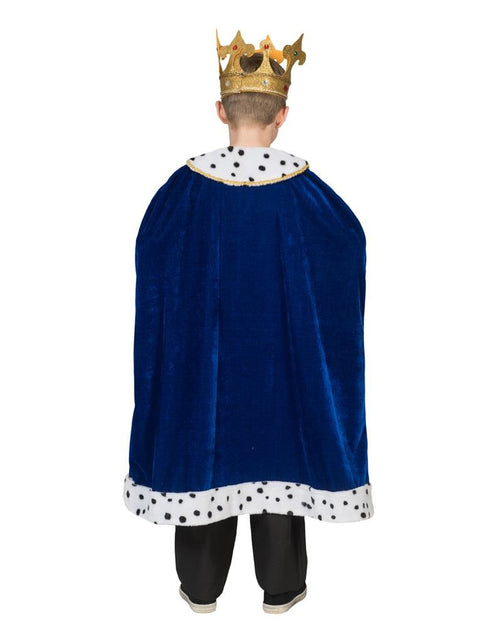 Funny Fashion Koningsmantel voor kinderen Blauw